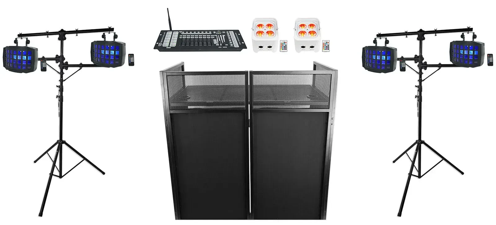 Комплект светового оборудования Rockville (4) BD20+ROCKBOOTH XL+(2) RVLS1 KIT 1