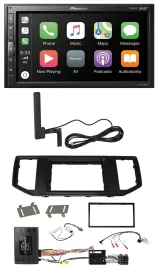 Pioneer USB 2DIN Bluetooth DAB Lenkrad Autoradio für VW Crafter MAN TGE Infoadap