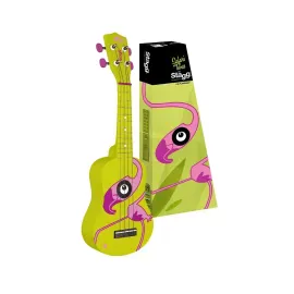 STAGG US-FLAMINGO Traditionelle Sopran-Ukulele - inkl. Tasche