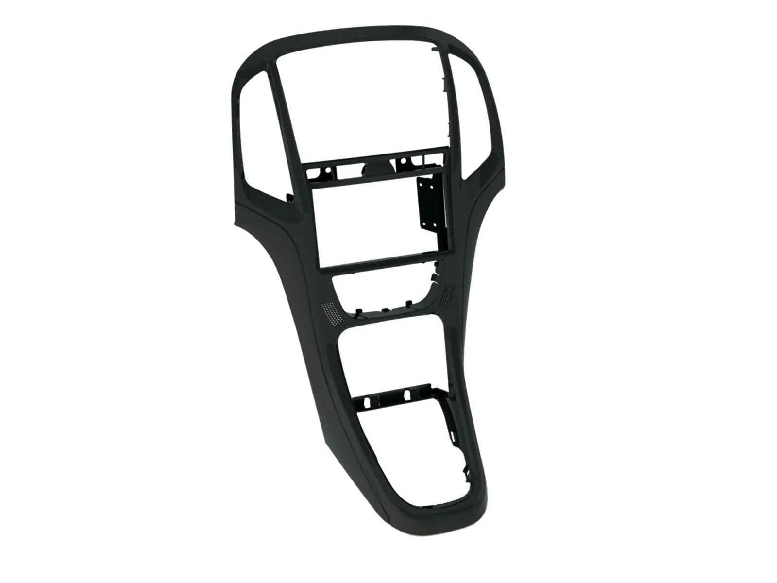 Radioblende Set Doppel DIN Autoradio für Opel Astra J perlschwarz