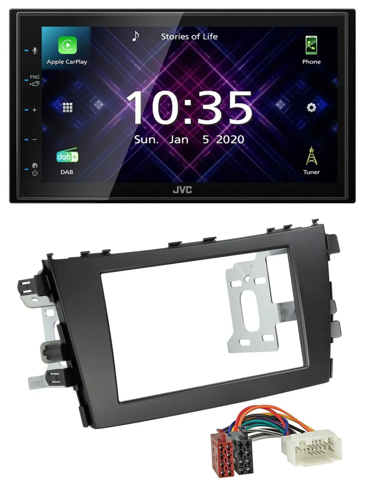 Автомагнитола для Suzuki Celerio LF (с 2014) JVC 2 DIN DAB MP3 Bluetooth USB