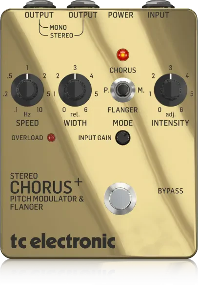 Педаль эффектов для электрогитары TC Electronic SCF Gold Special Edition Stereo Chorus Flanger