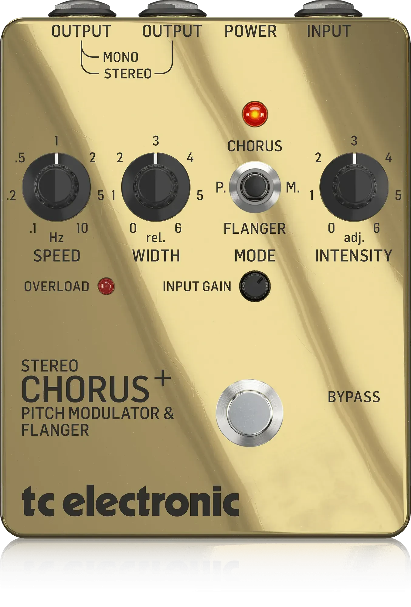 Педаль эффектов для электрогитары TC Electronic SCF Gold Special Edition Stereo Chorus Flanger