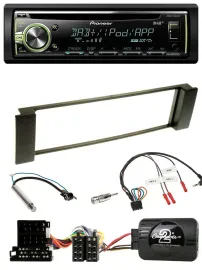 Автомагнитола Pioneer DAB USB MP3 CD для Audi A3/A6 (2000–2004) с поддержкой кнопок на руле