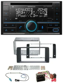 Автомагнитола для MAN TGA/TGL/TGM/TGS/TGX Kenwood 2-DIN, CD, DAB, USB, MP3, Bluetooth