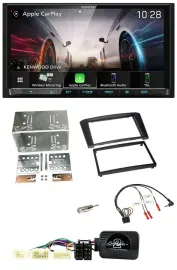 Kenwood Lenkrad 2DIN USB DAB Bluetooth Autoradio für Toyota Avensis 2003-2009