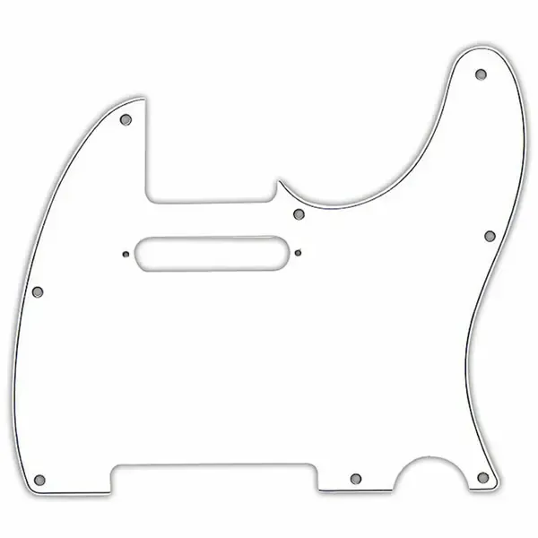 Пикгард Fender Modern Style 3-Ply 8-Hole Pickguard Tele White