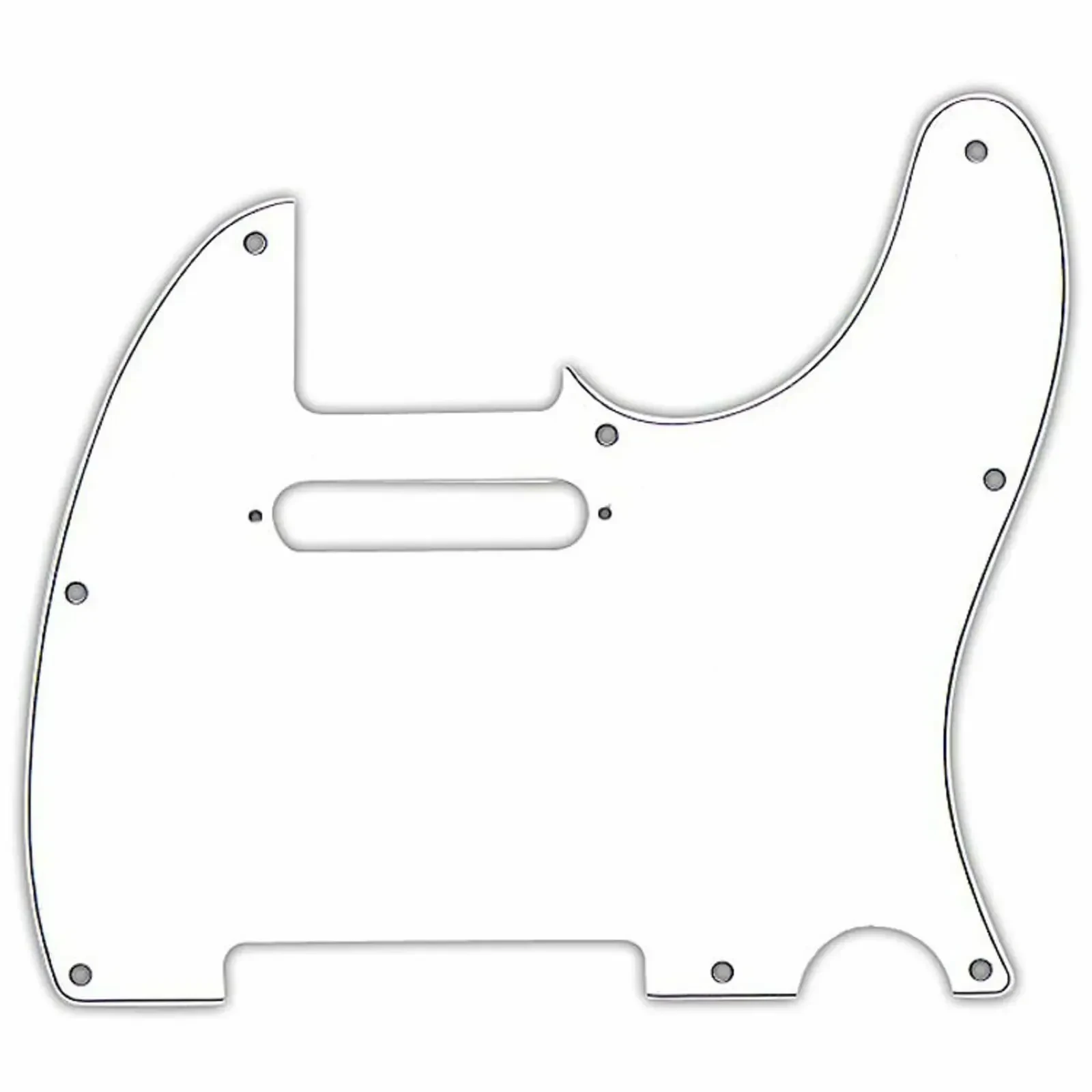 Пикгард Fender Modern Style 3-Ply 8-Hole Pickguard Tele White