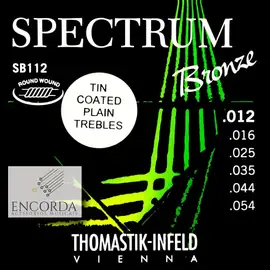 Струны для акустической гитары Thomastik Spectrum SB112T 12-54