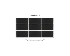 American DJ WMST3X3 Frame Trim Kit for 3x3 WMS Series Video Wall