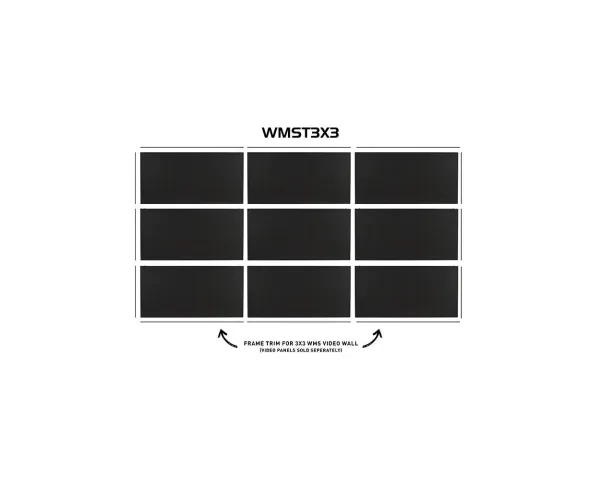 American DJ WMST3X3 Frame Trim Kit for 3x3 WMS Series Video Wall