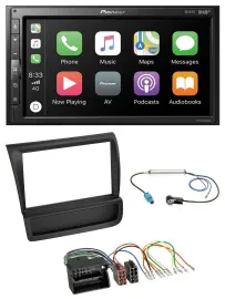 Pioneer USB MP3 DAB 2DIN Bluetooth Autoradio für Audi R8 (42, 2006-2015)