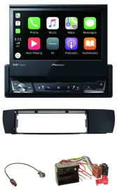 Pioneer DVD Bluetooth DAB USB MP3 Autoradio für BMW X3 (E83 2004-2010) seitlich