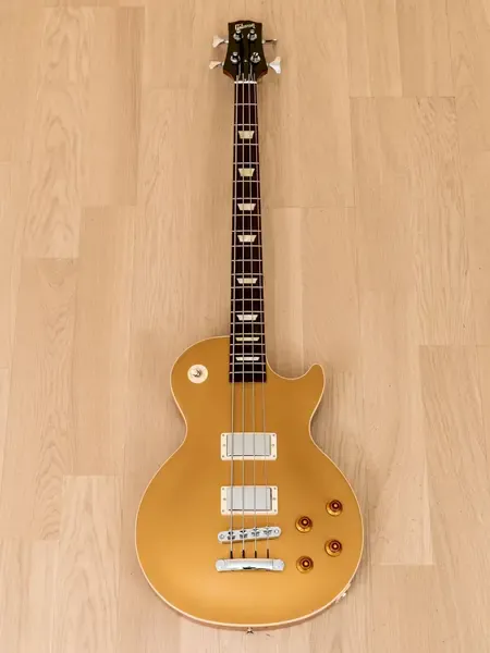Бас-гитара Gibson Les Paul Standard Bass OSB Goldtop w/case USA 2012