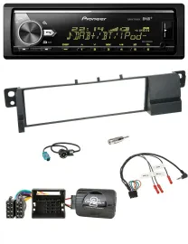 Pioneer Bluetooth USB DAB Lenkrad Autoradio für BMW 3er E46 2001-2007 Quadlock
