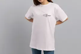 Футболка Popmerch MWXS10 "Sound On" белая, мужская, размер XS