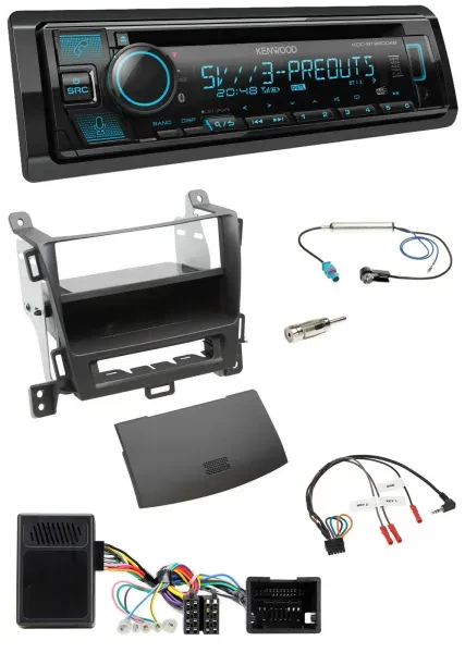 Kenwood Bluetooth USB CD Lenkrad DAB Autoradio für Opel Tourer Zafira ab 2013 je