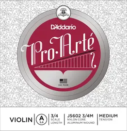 Струна для скрипки D'Addario Pro-Arte J5602 3/4M, A