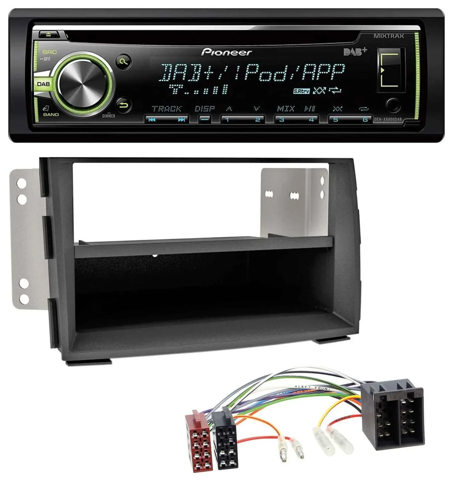 Pioneer DAB USB MP3 AUX CD Autoradio für Kia Venga (YN, ab 2009)