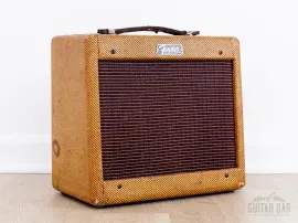 1959 Fender Champ 5F1 Tweed Vintage Tube Amp Class A 1x8 w/ Oxford 8EV, Serviced