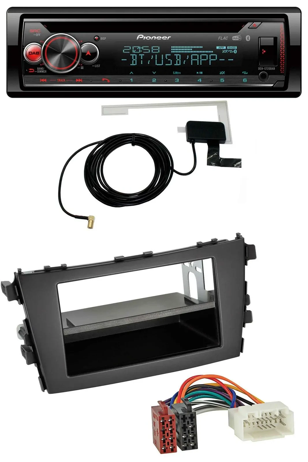 Автомагнитола для Suzuki Celerio (LF, с 2014) Pioneer DAB, CD, MP3, USB, Bluetooth