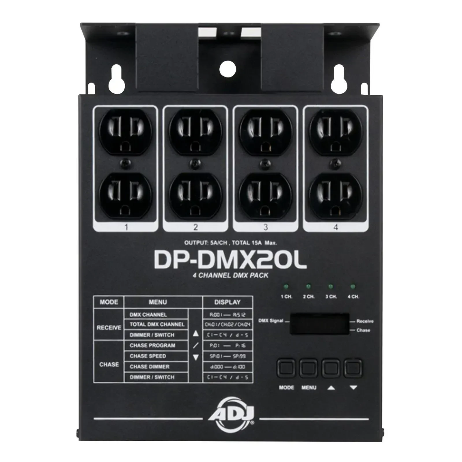 DMX диммер American DJ DP-DMX20L 4-канальный 600 Вт