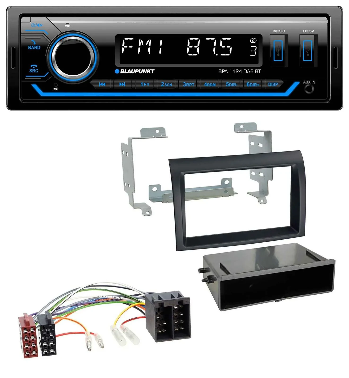 Blaupunkt Bluetooth USB DAB MP3 Autoradio für Citroen Jumper Fiat Ducato 06-11 s