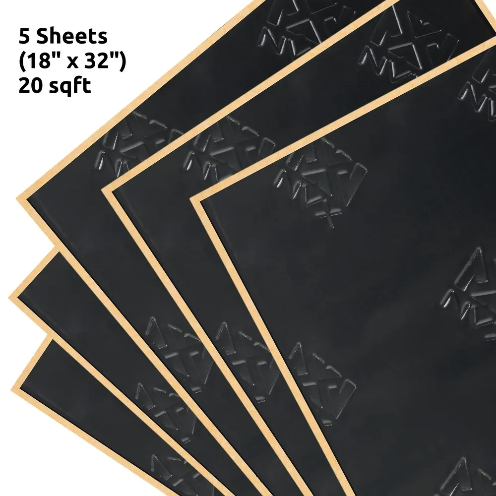 NVX SDBTK20 20 Sqft Sound Damping (Sound Deadening) Trunk Kit Open Box, Great