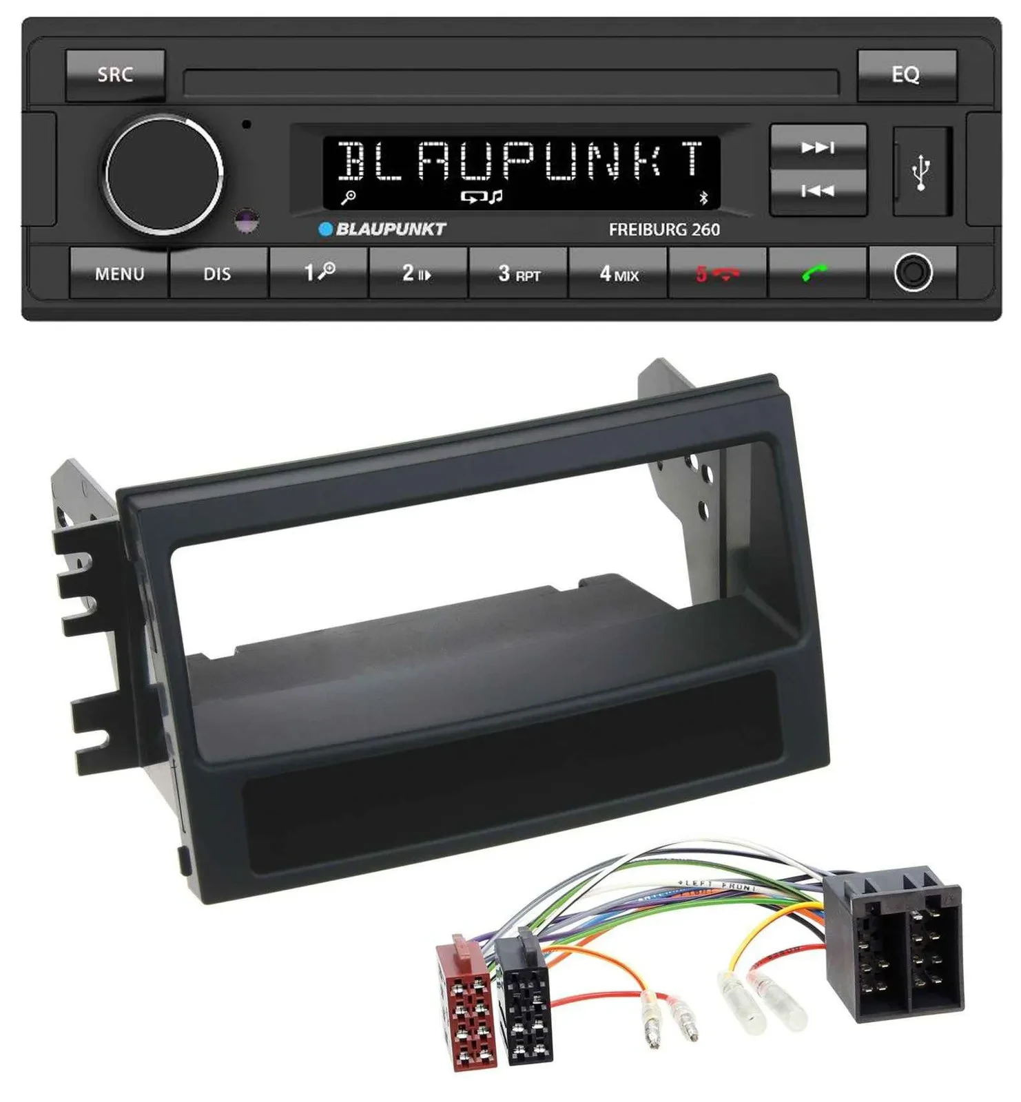 Автомагнитола Blaupunkt Bluetooth, USB, AUX, MP3 для Kia Soul (AM, 2008–2011)