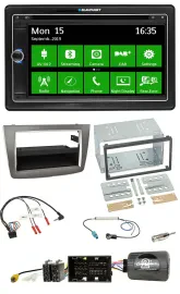 Blaupunkt Bluetooth 2DIN Lenkrad DAB USB TMC Navigation für Alfa Romeo Mito 2014