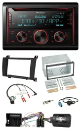 Pioneer 2DIN DAB Lenkrad Bluetooth USB CD Autoradio für Mercedes SLK R171 2004-2