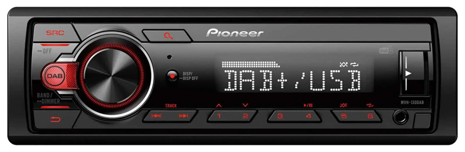 Pioneer MP3 1DIN DAB USB Lenkrad Autoradio für Opel Corsa D matt-chrom 09-14