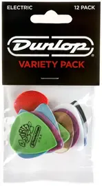 Набор медиаторов для электрогитары Dunlop PVP113 Electric Pick Variety Pack, 12шт