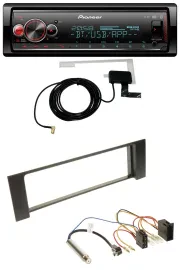 Автомагнитола для Audi A4 (B6, 2000–2004) Pioneer Bluetooth DAB USB MP3 ISO