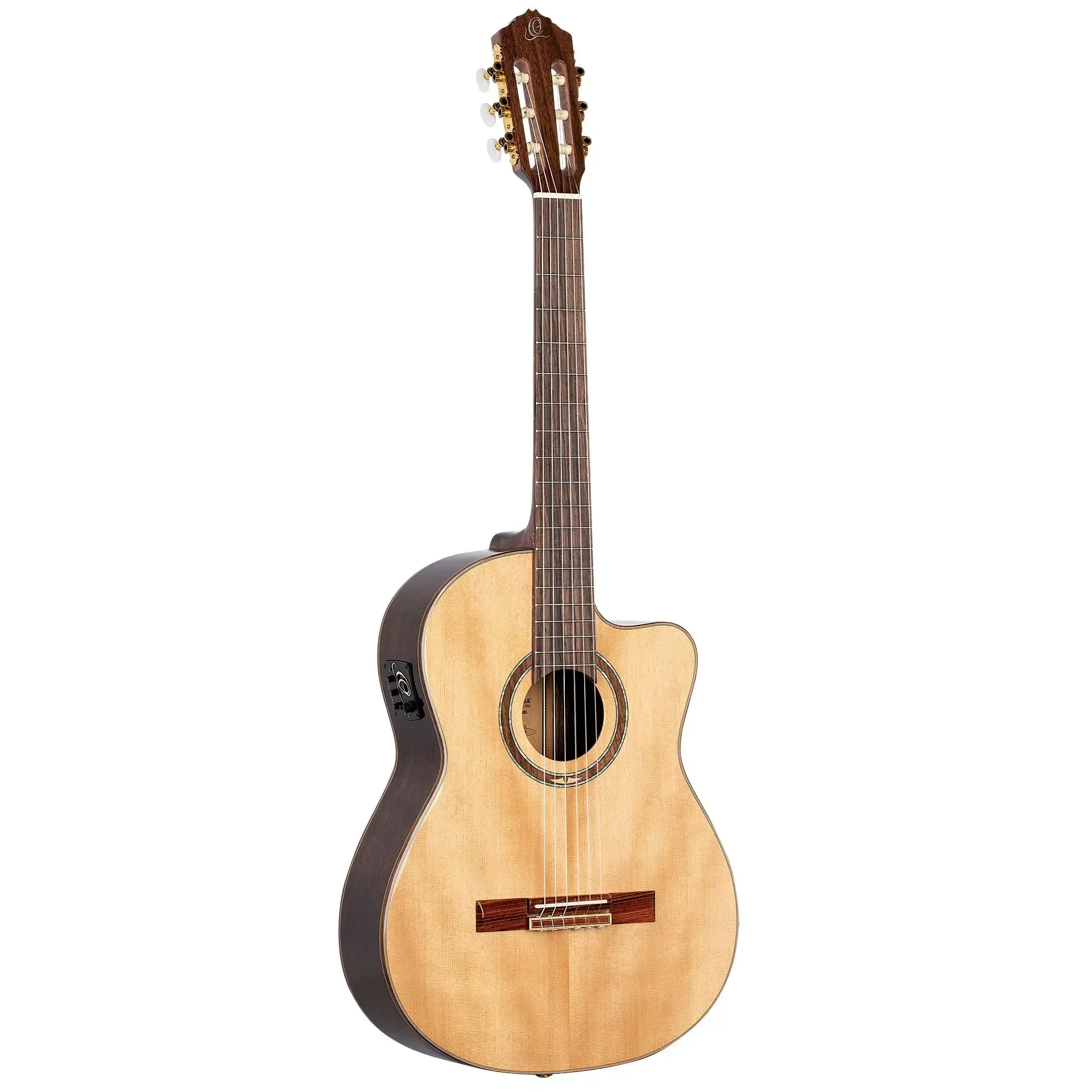 Классическая гитара с подключением Ortega RCE158MN 4/4 Konzertgitarre inkl. Gigbag