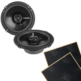 Memphis SRX62V 6.5" Street Reference Coaxial Speakers with Sound Damping