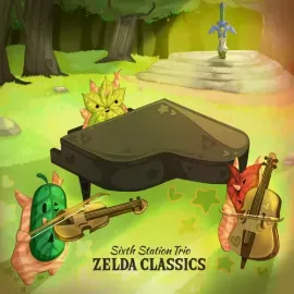 Виниловая пластинка Sixth Station Trio - Zelda Classics (Original Soundtrack) [New Vinyl LP] Colored