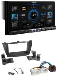 Alpine DAB 2DIN USB Bluetooth MP3 Autoradio für Hyundai Tucson 2010-2015