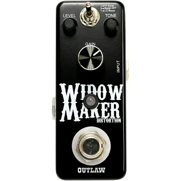 Педаль эффектов для электрогитары Outlaw Effects Widow Maker Metal Distortion