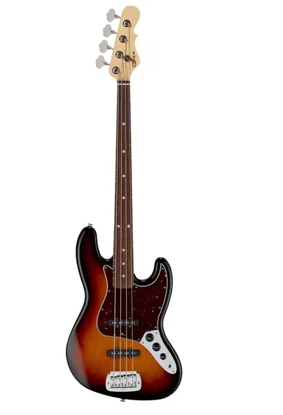 Бас-гитара G&L Fullerton Deluxe JB Bass 3-Tone Sunburst