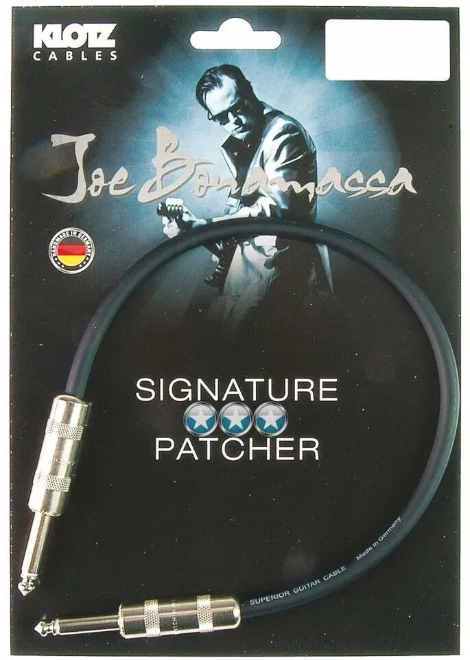 Патч-кабель инструментальный Klotz JBPP003 Black 0.3 м