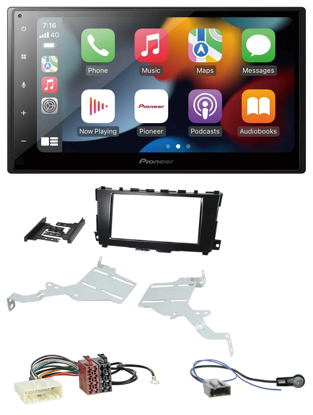 Pioneer DAB Bluetooth 2DIN USB MP3 Autoradio für Nissan Altima 2013-2018