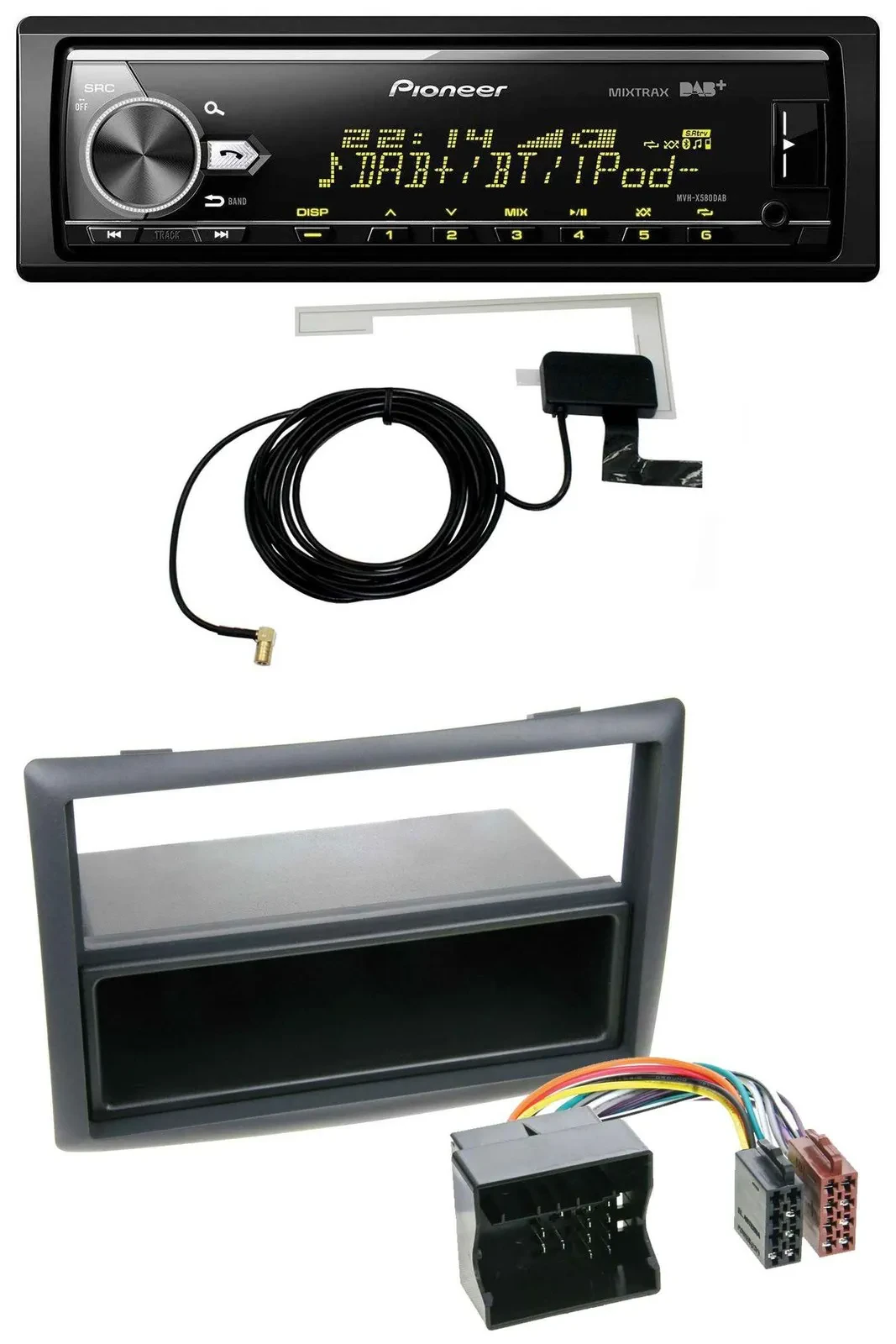 Pioneer Bluetooth DAB USB MP3 Autoradio für Renault Megane (2009-2010)