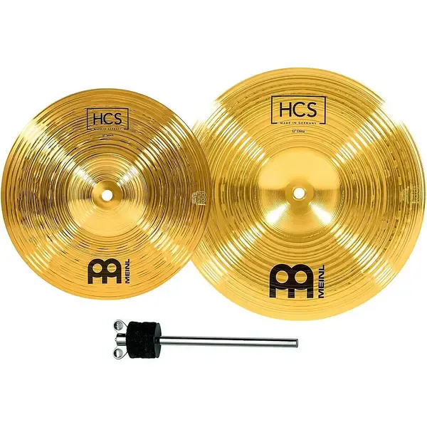 Набор тарелок для барабанов Meinl HCS-FX Splash and China Cymbal Effect Stack Stacker 10in Splash 12in China