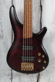 Ibanez SR305EDX 5 String Electric Bass Guitar Wine Red Frozen Matte Finish