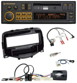Автомагнитола Pioneer DAB, USB, Bluetooth для Toyota Aygo 2014–2021