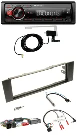 Pioneer USB Lenkrad DAB Bluetooth Autoradio für Audi A3 03-06 Teilsystemadapter