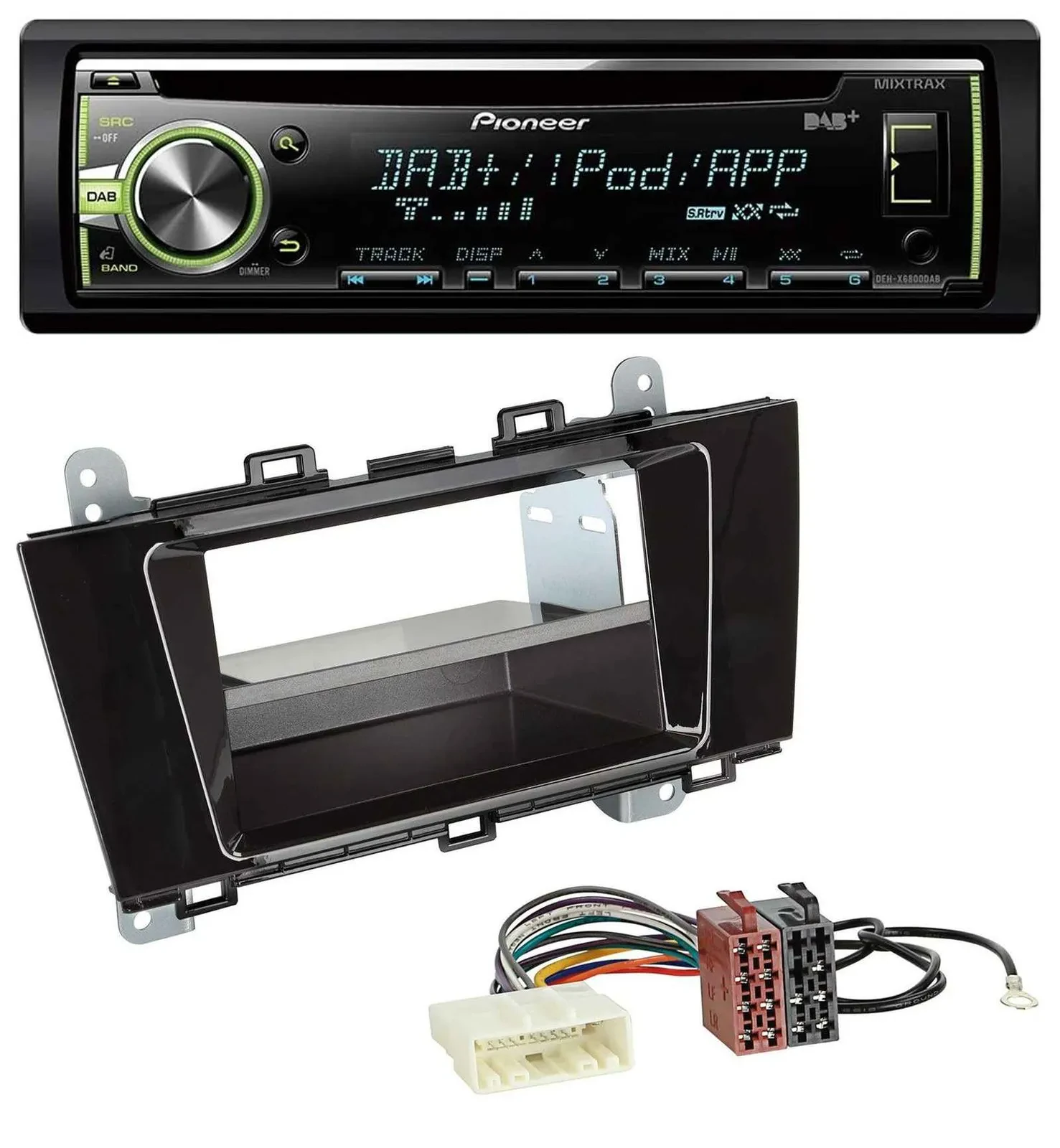 Pioneer DAB USB MP3 AUX CD Autoradio für Subaru Outback (ab 2015)