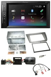 Pioneer DAB Lenkrad 2DIN Bluetooth USB Autoradio für Seat Altea Altea XL Toledo
