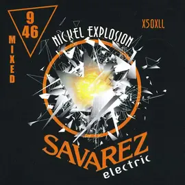 Струны для электрогитары Savarez X50XLL Nickel Explosion 9-46